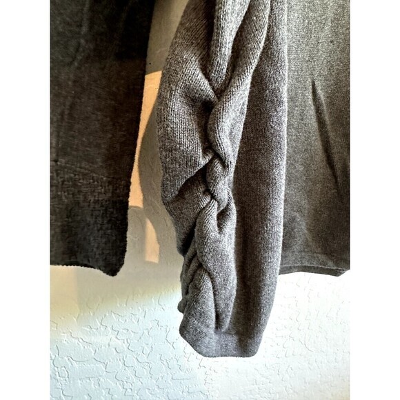 Calvin Klein Grey Turtleneck Sweater Woman's Size 2X  Stretch Minimal Cozy - Picture 7 of 16